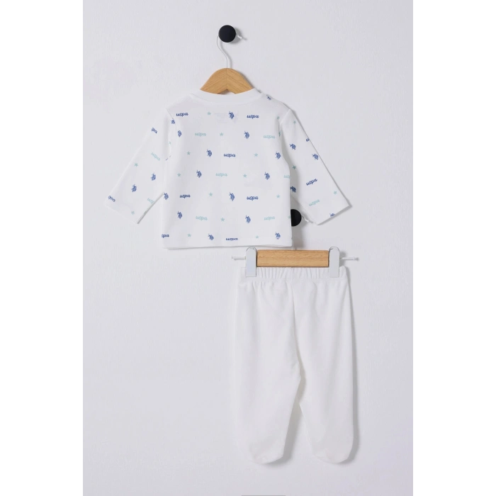 U.S POLO ASSN ERKEK BEBEK PATİKLİ 3LÜ TAKIM - Beyaz