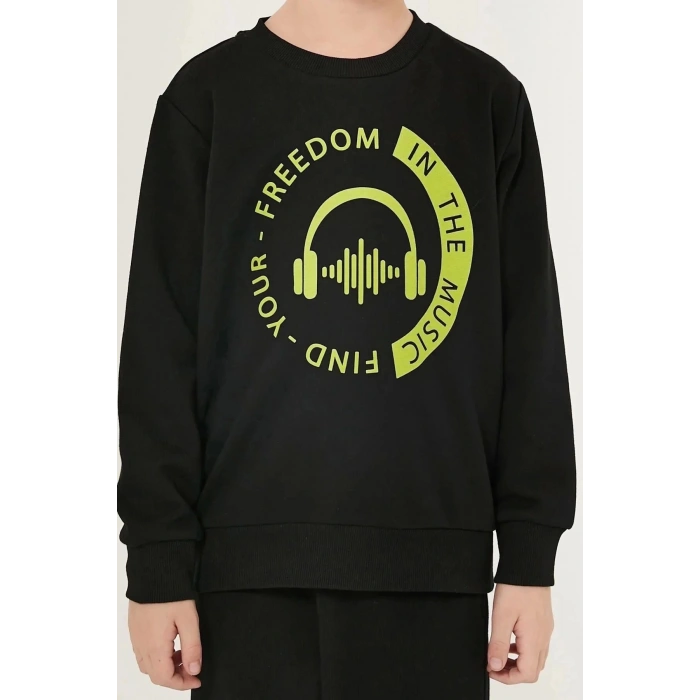 ERKEK ÇOCUK EŞOFMAN TAKIM - SİYAH