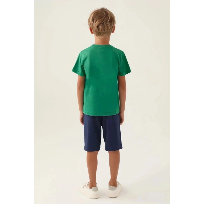ERKEK ÇOCUK BERMUDA TAKIM - ÇAM YEŞİLİ