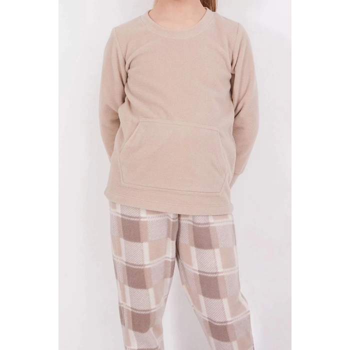 ARNETTA ANNE KIZ  İKİLİ TAKIMI - AÇIK KAHVE