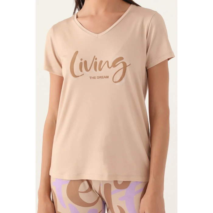 ARNETTA KADIN İKİLİ TAKIM - AÇIK KAHVE