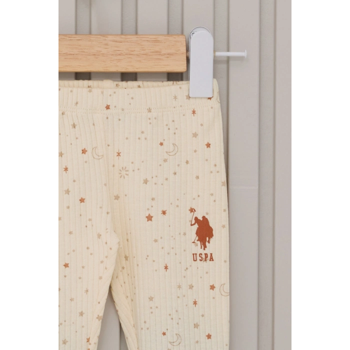 US POLO KIZ BEBEK PATİKLİ 3LU TAKIM - BEYAZ