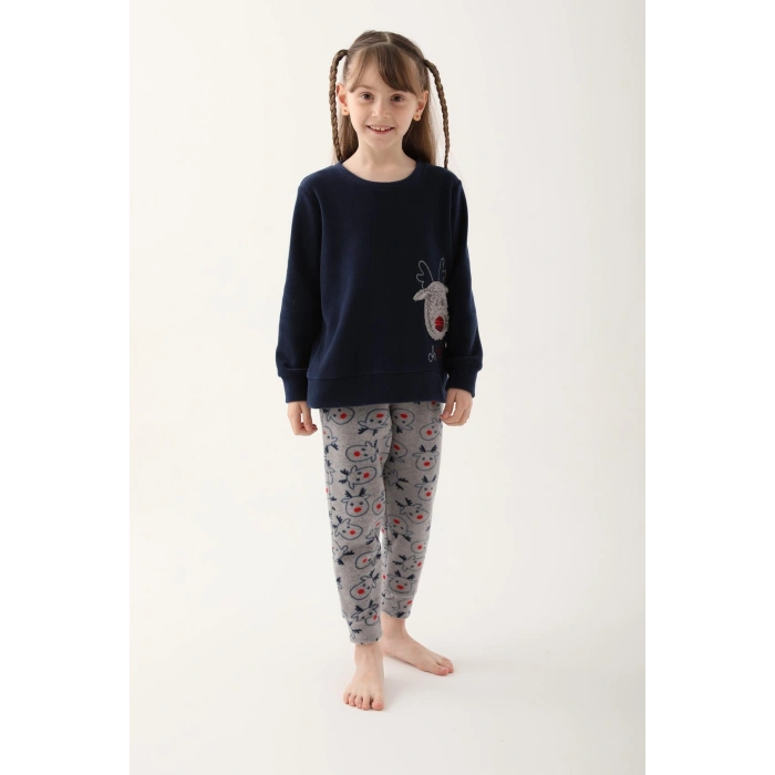 ARNETTA ANNE KIZ İKİLİ TAKIM - LACİVERT