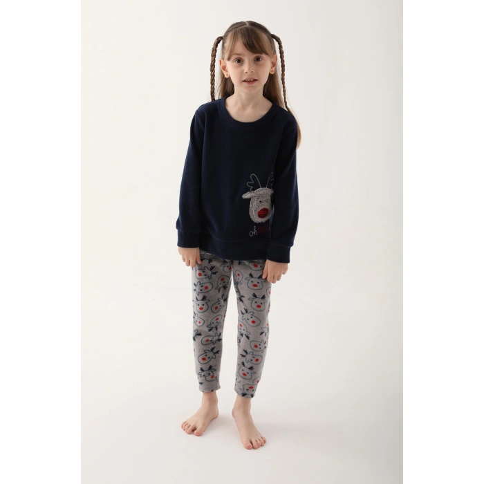 ARNETTA ANNE KIZ İKİLİ TAKIM - LACİVERT