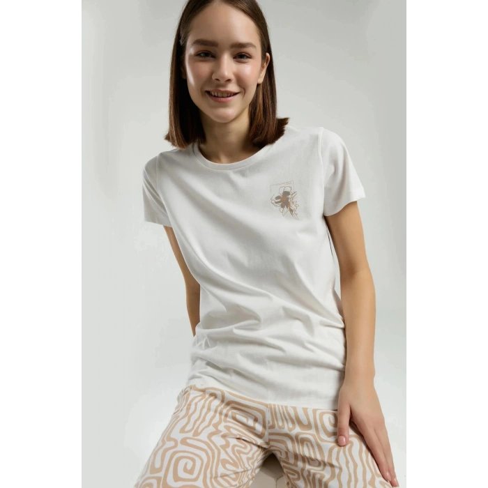 ARNETTA ANNE/KIZ İKİLİ TAKIM - Beyaz-2