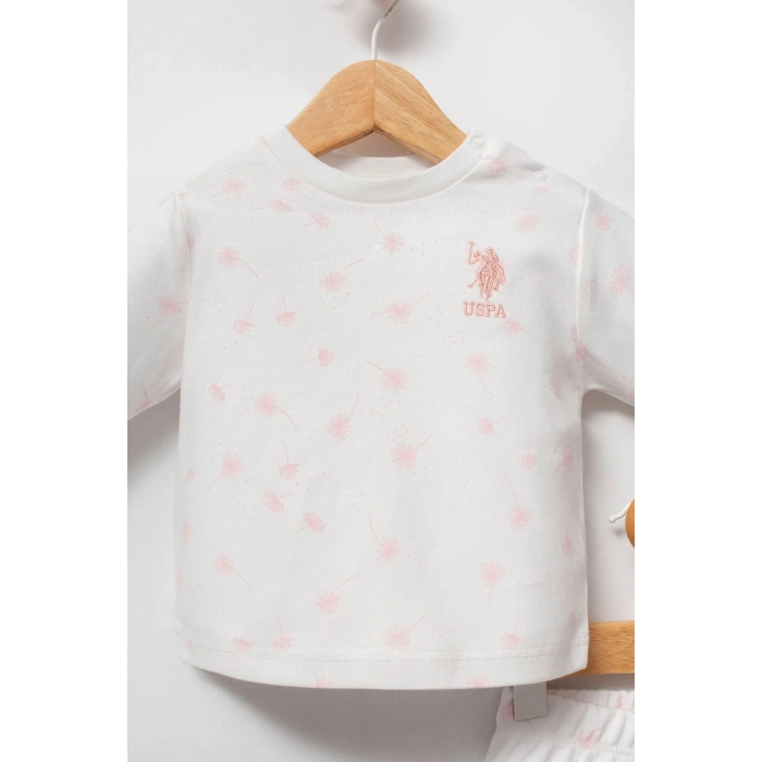 U.S.POLO KIZ BEBEK 2Lİ TAKIM - Beyaz