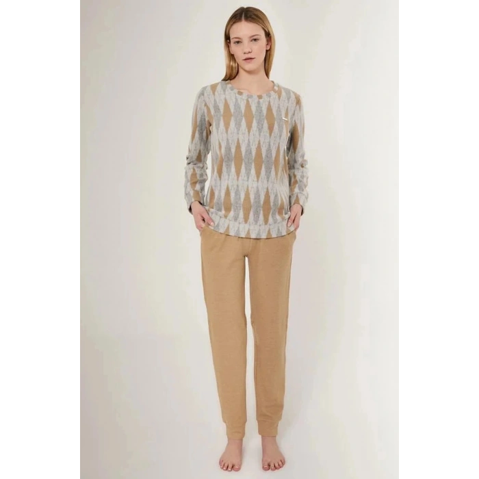 PIERRE CARDIN KADIN İKİLİ TAKIM - CAMEL