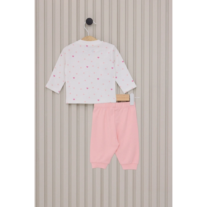 US POLO KIZ BEBEK 2LI TAKIM - BEYAZ