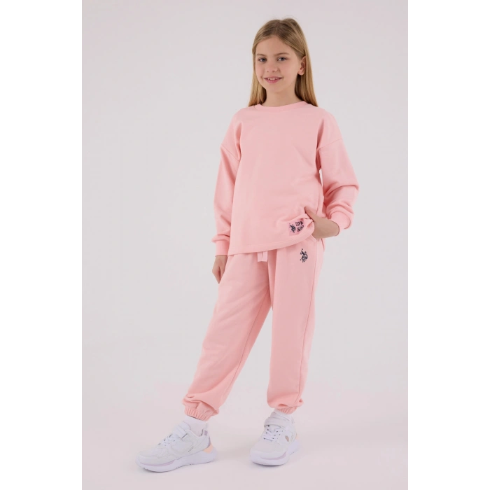 KIZ ÇOCUK İKİLİ TAKIM - AÇIK PEMBE