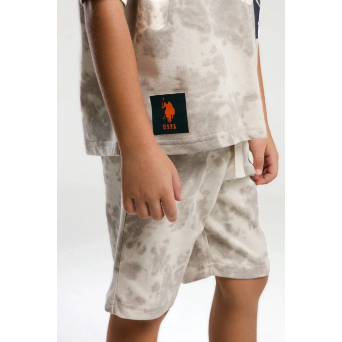 ERKEK ÇOCUK BERMUDA TAKIM - BEJ