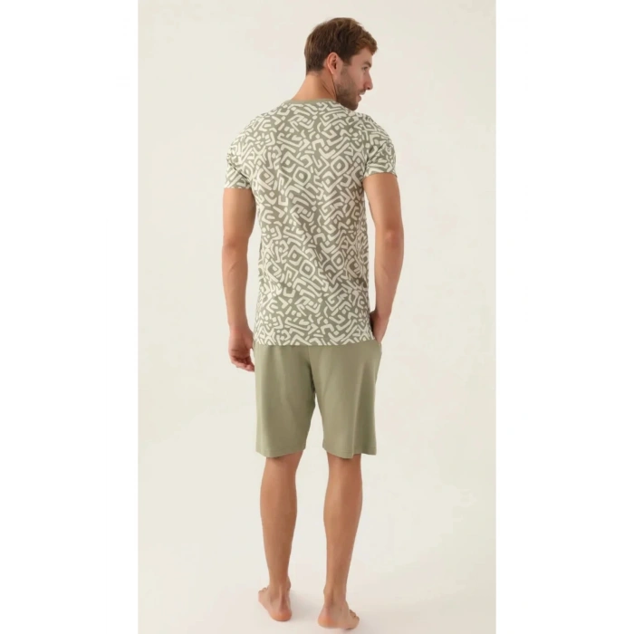 ARNETTA BABA OĞUL BERMUDA TAKIM - BEYAZ