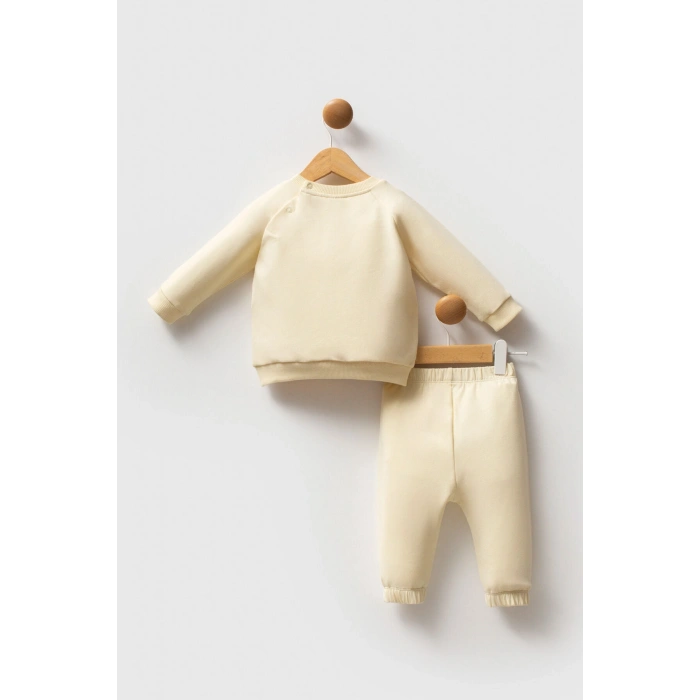 U.S.POLO ASSN KIZ BEBEK TAKIMI - LİMON