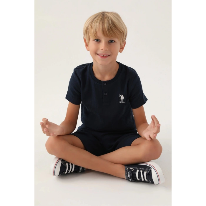 ERKEK GARSON BERMUDA TAKIM - LACİVERT