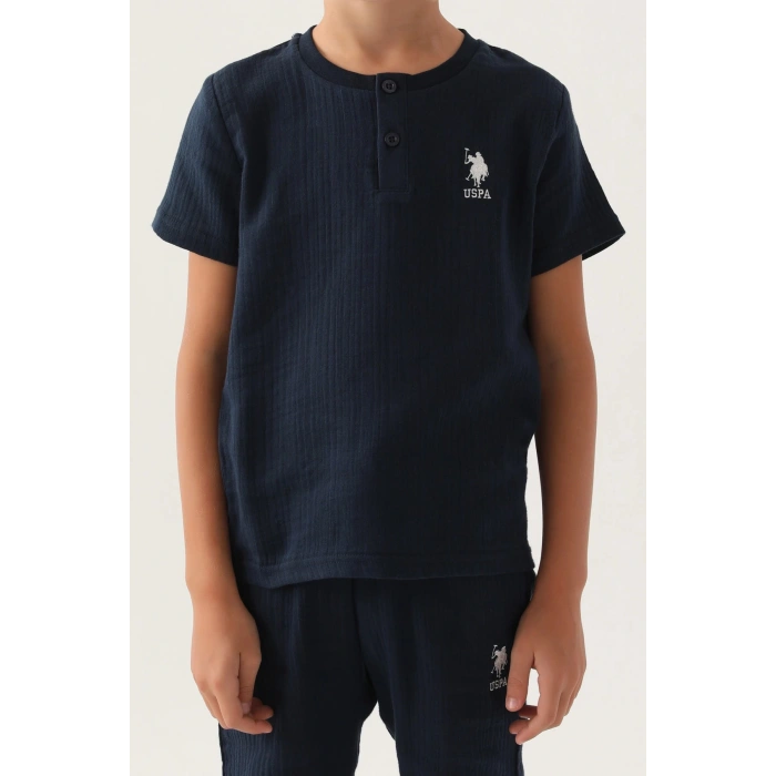 ERKEK GARSON BERMUDA TAKIM - LACİVERT