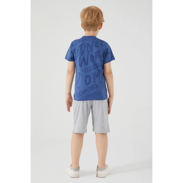 ERKEK ÇOCUK BERMUDA TAKIM - GECE MAVİSİ