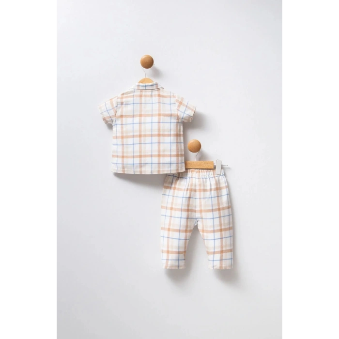 U.S.POLO KIZ BEBEK PİJAMA TAKIMI - Beyaz