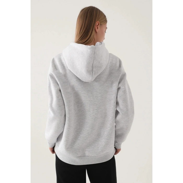 YALE KADIN TEK ÜST - KAR MELANJ