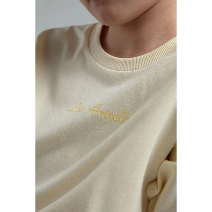 KIZ ÇOCUK BERMUDA TAKIM - LİMON