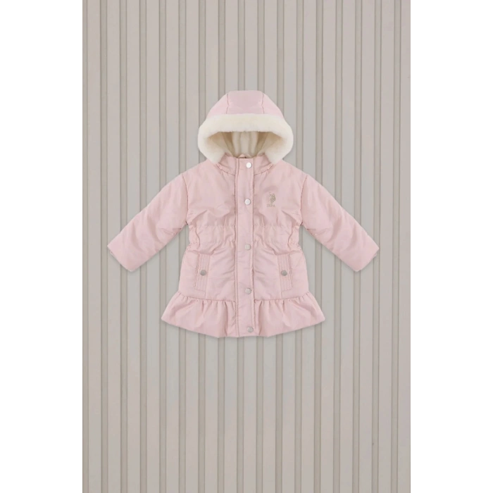US POLO KIZ BEBEK MONT - PEMBE