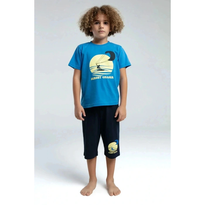ERKEK ÇOCUK KAPRİ TAKIM - COBALT