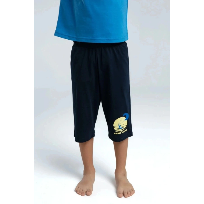 ERKEK ÇOCUK KAPRİ TAKIM - COBALT