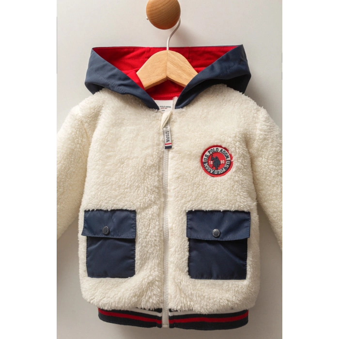 U.S.POLO ASSN ERKEK BEBEK MONT - Beyaz