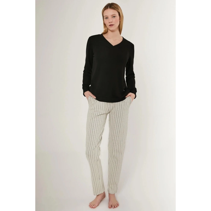 PIERRE CARDIN KADIN İKİLİ TAKIM - SİYAH