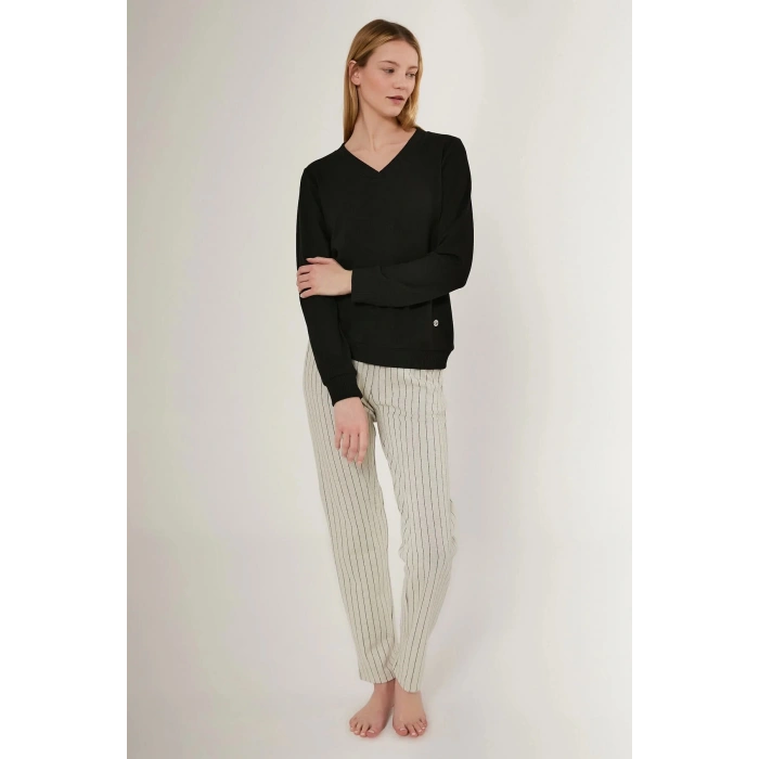 PIERRE CARDIN KADIN İKİLİ TAKIM - SİYAH