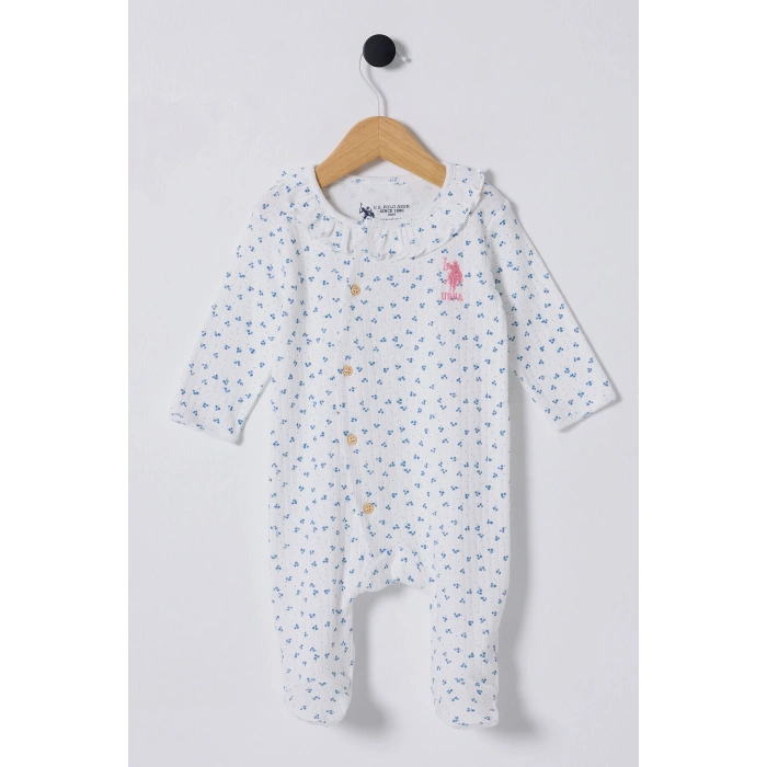 U.S.POLO ASSN. KIZ BEBEK TULUM - BEYAZ/MAVİ