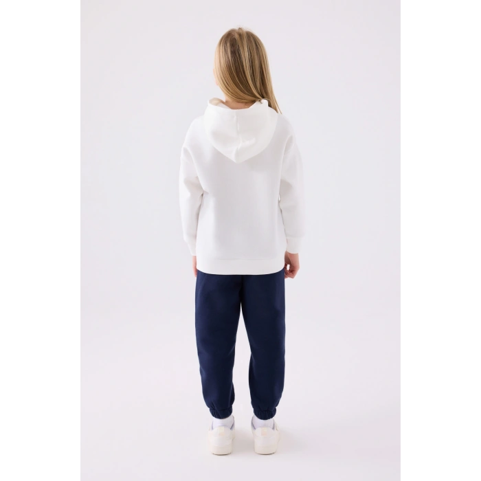 KIZ ÇOCUK EŞOFMAN TAKIM - BEYAZ