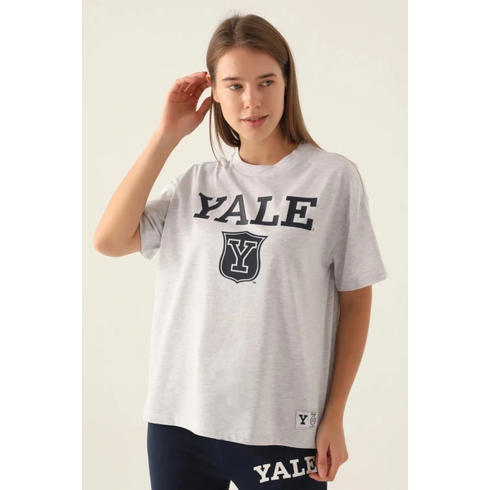 YALE KADIN TEK ÜST - KAR MELANJ