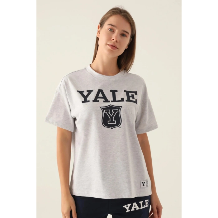 YALE KADIN TEK ÜST - KAR MELANJ