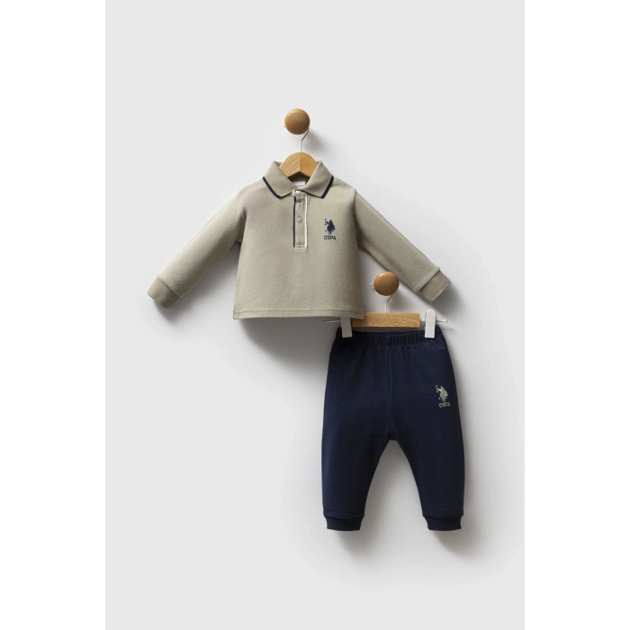 U.S.POLO ASSN ERKEK BEBEK 2 Lİ TAKIM - ÇAY YEŞİLİ