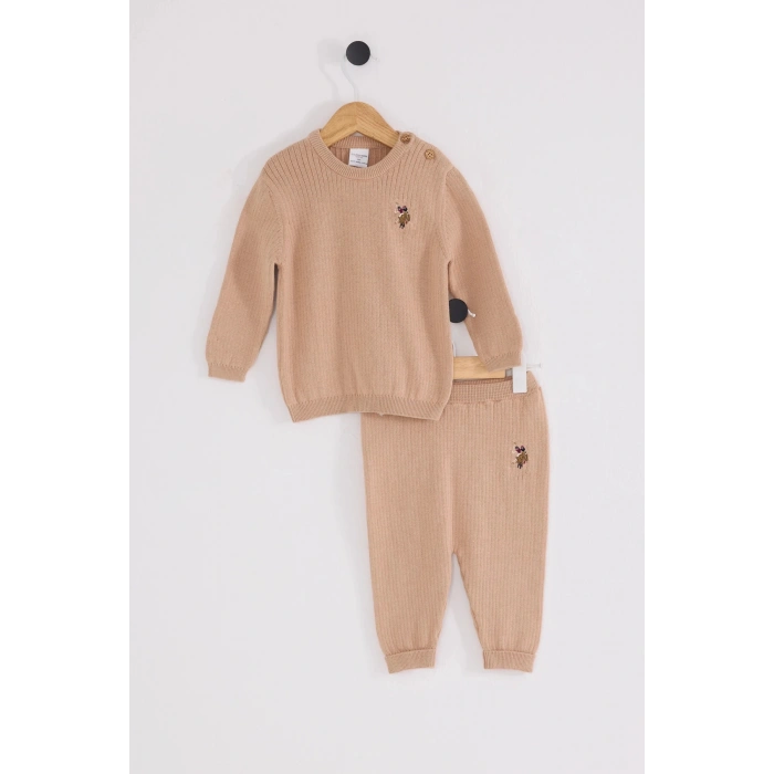 U.SPOLO KIZ BEBEK 2Lİ TAKIM - BİSKÜVİ