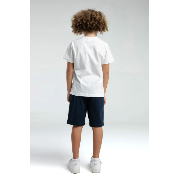 ERKEK ÇOCUK BERMUDA TAKIM - Beyaz