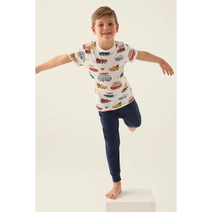 ERKEK ÇOCUK İKİLİ TAKIM - KAR MELANJ