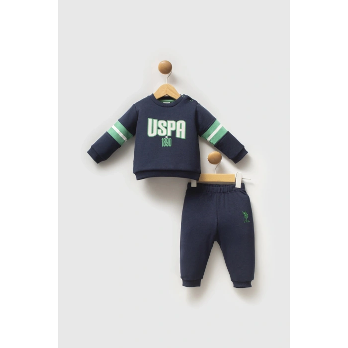 U.S.POLO ASSN ERKEK BEBEK 2Lİ TAKIM - LACİVERT-YEŞİL