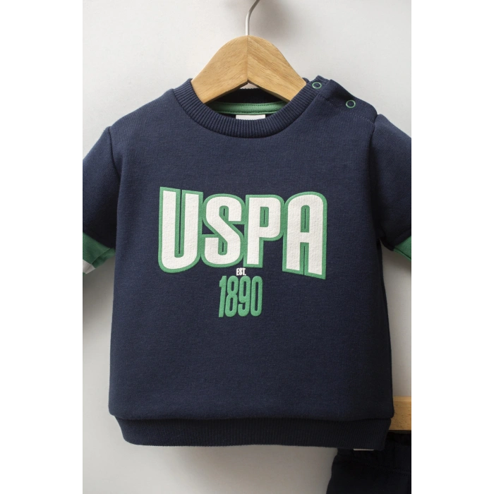 U.S.POLO ASSN ERKEK BEBEK 2Lİ TAKIM - LACİVERT-YEŞİL