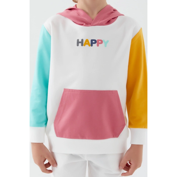 ERKEK ÇOCUK BERMUDA TAKIM - BEYAZ