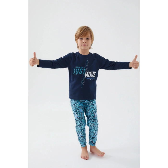 ERKEK ÇOCUK İKİLİ TAKIM - LACİVERT