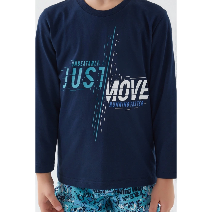 ERKEK ÇOCUK İKİLİ TAKIM - LACİVERT