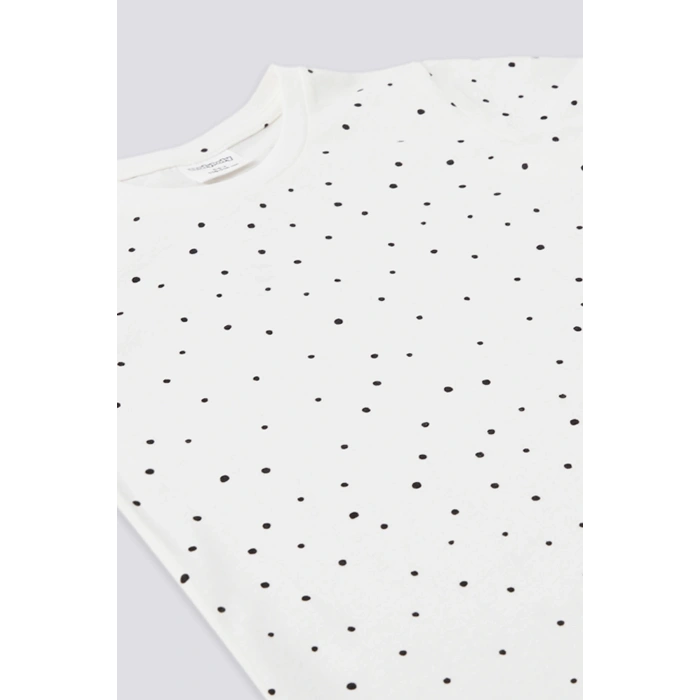 KIZ ÇOCUK KAPRİ TAKIM - BEYAZ