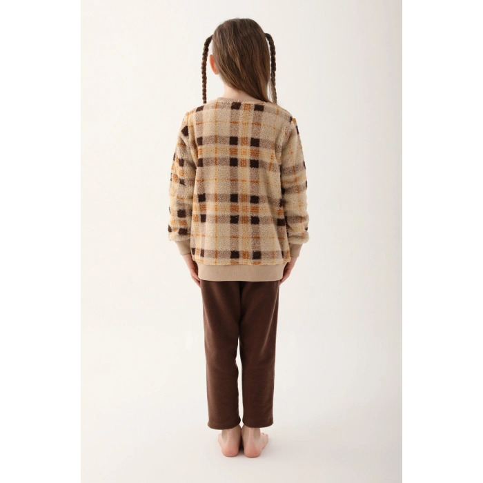 ARNETTA ANNE KIZ İKİLİ TAKIM - KOYU BEJ