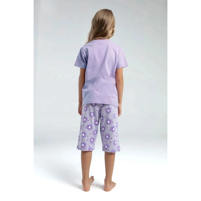 KIZ ÇOCUK KAPRİ TAKIM - MAUVE