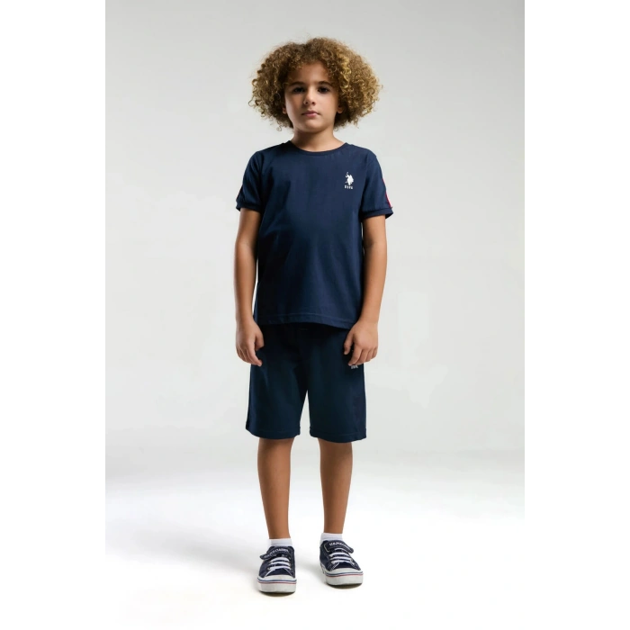 ERKEK ÇOCUK BERMUDA TAKIM - LACİVERT