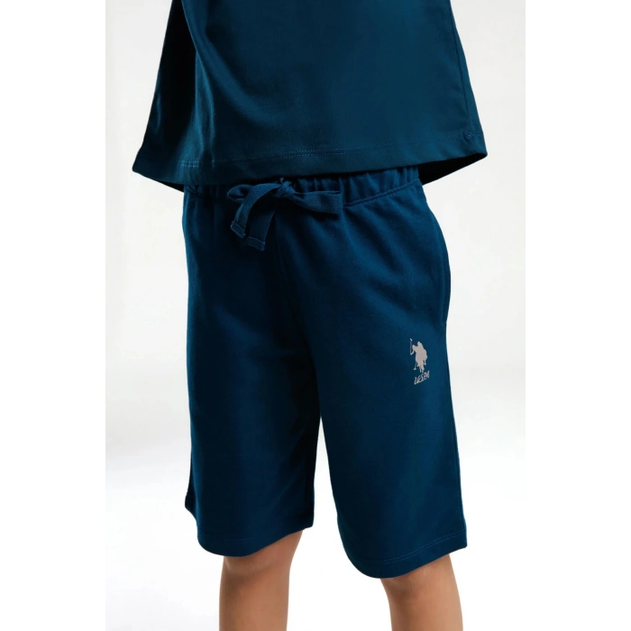 ERKEK ÇOCUK BERMUDA TAKIM - LACİVERT