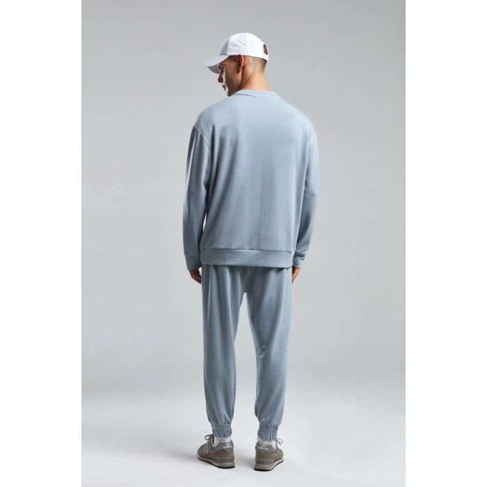 Benmanaj Erkek Haki Sweatshirt - MAVİ