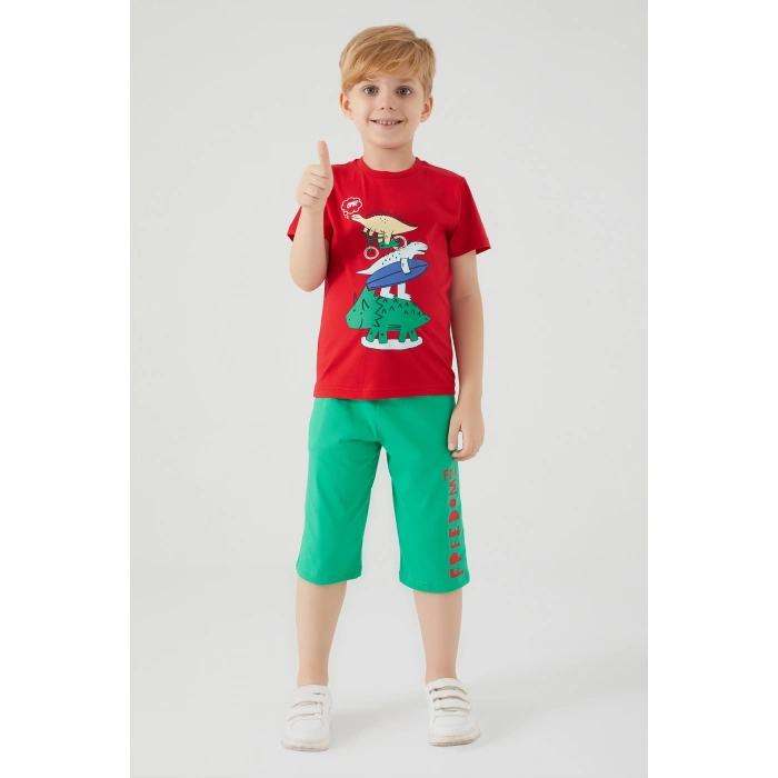 ERKEK ÇOCUK KAPRİ TAKIM - KIRMIZI