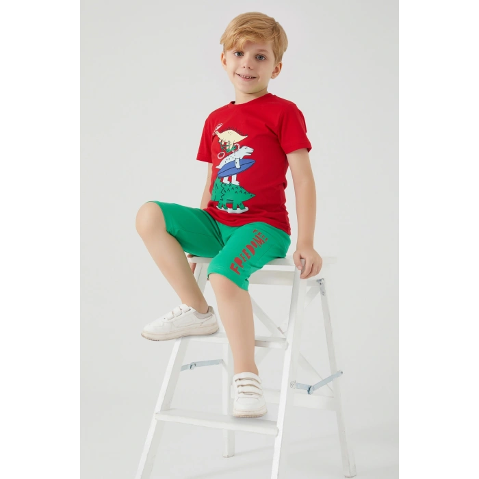 ERKEK ÇOCUK KAPRİ TAKIM - KIRMIZI
