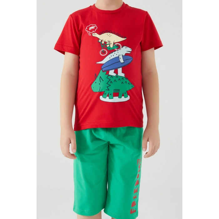 ERKEK ÇOCUK KAPRİ TAKIM - KIRMIZI